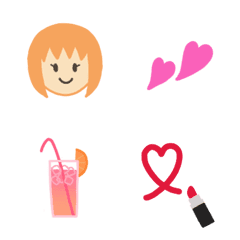 [LINE絵文字] 絵文字(キュート)の画像