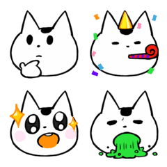 [LINE絵文字] いたずらこねこのまめきち2の画像