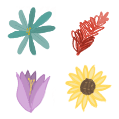 [LINE絵文字] Flowers in your wordsの画像