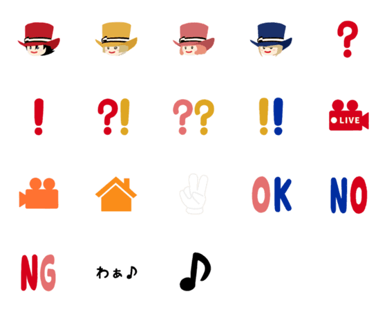 [LINE絵文字]collarsの画像一覧