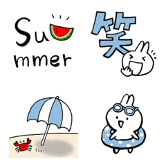 [LINE絵文字] 夏絵文字★暑っっ‼️(*_*)②の画像