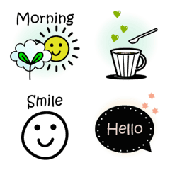 [LINE絵文字] 可愛い吹き出し Emoji コレクションの画像