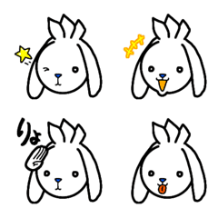 [LINE絵文字] うさぎのような絵文字の画像