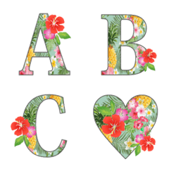 [LINE絵文字] hawaii aloha emojiの画像