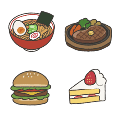 [LINE絵文字] 食べ物と飲み物とおやつの画像