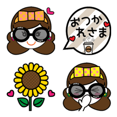 [LINE絵文字] COCOちゃん絵文字の画像