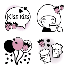 [LINE絵文字] マーシャの可愛い毎日 絵文字の画像
