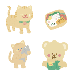 [LINE絵文字] Tiny cute ＆ pastel emojiの画像