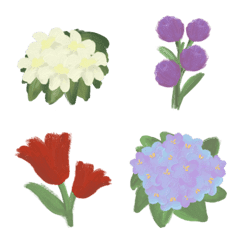 [LINE絵文字] little flower gardenの画像