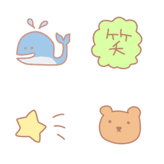 [LINE絵文字] シンプル！ かわいい！ 使いやすい！の画像