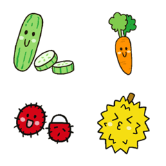 [LINE絵文字] emoji fruit vegetableの画像