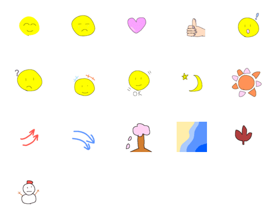 [LINE絵文字]niko smileの画像一覧