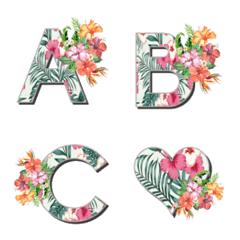[LINE絵文字] hawaii aloha emoji2の画像