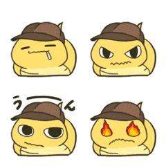 [LINE絵文字] ツチノコ絵文字の画像