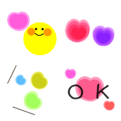 [LINE絵文字] シンプル♡cute絵文字の画像