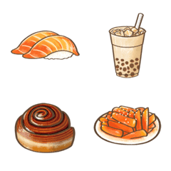 [LINE絵文字] All I Want to Eat Around the Worldの画像