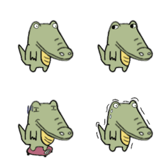 [LINE絵文字] Crocodile jrの画像