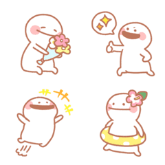[LINE絵文字] もっちもちなお人形ちゃんの絵文字の画像