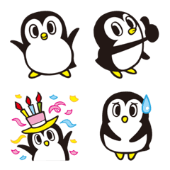 [LINE絵文字] 毎日使える「ペンギンさん」絵文字の画像