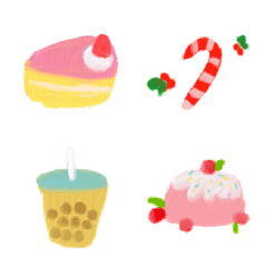 Sweet Cake and candy : Emoji