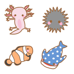 n＆a 水族館の生き物たちの絵文字メイン画像