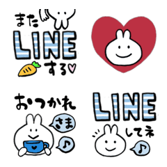 [LINE絵文字] ＊うさぎ＊の画像