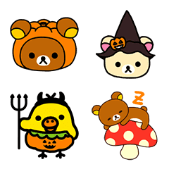 [LINE絵文字] リラックマ ハロウィン絵文字の画像