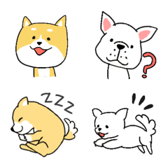 [LINE絵文字] わんちゃんのかわいい絵文字の画像