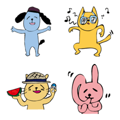 [LINE絵文字] 村のシュールな仲間たち3の画像
