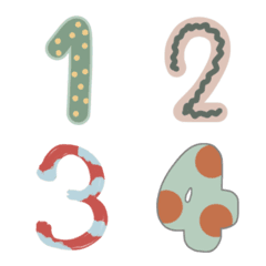 [LINE絵文字] Numbers emoji numbersの画像