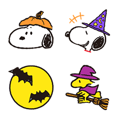 スヌーピー ハロウィン絵文字のline絵文字 画像 情報など