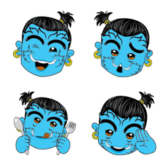 [LINE絵文字] Emoji of Yak Fha saiの画像