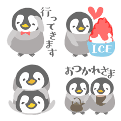 [LINE絵文字] 家族を愛するペンギンさん *絵文字の画像