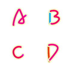 [LINE絵文字] English Words ABC110の画像