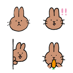 [LINE絵文字] うさぎのぽんちゃんの画像