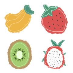 [LINE絵文字] Fruits and fruitsの画像