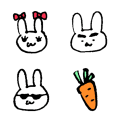 もちうさの絵文字の絵文字メイン画像