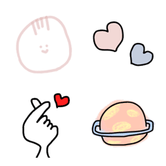 [LINE絵文字] ami's chibi emoji 1の画像