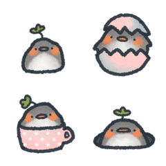 [LINE絵文字] gom gom birbの画像