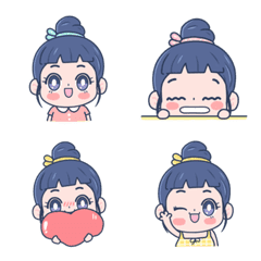 [LINE絵文字] Emoji Girl - Tomokoの画像