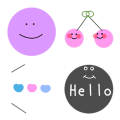 [LINE絵文字] シンプル♡cute絵文字2の画像