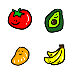 [LINE絵文字] 野菜、果物の画像
