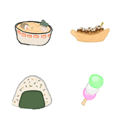 [LINE絵文字] 美味しい foodの画像