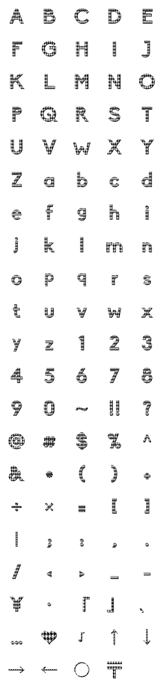 [LINE絵文字]Plover pattern emojiの画像一覧