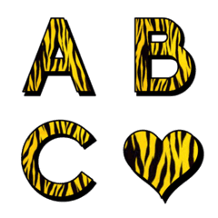 [LINE絵文字] tiger tora emojiの画像