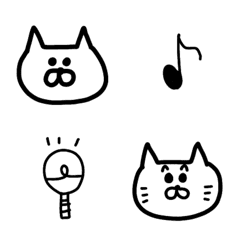 [LINE絵文字] ネコのエモジ。の画像