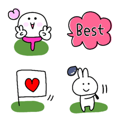 [LINE絵文字] ゴルフの絵文字の画像