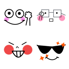 [LINE絵文字] 気持ちを伝える★顔絵文字23の画像