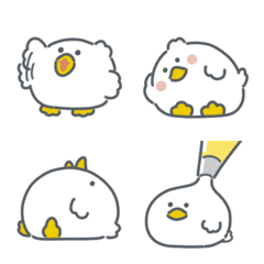 もちぷにアヒル絵文字の絵文字メイン画像