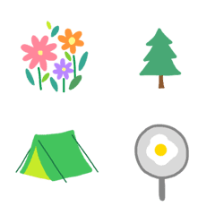 [LINE絵文字] Camping/Natureの画像